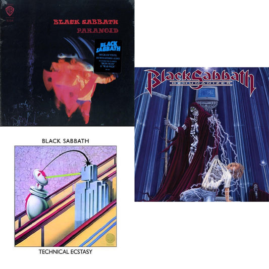 Black Sabbath - Paranoid (180G) & Technical Ecstasy & Dehumanizer (Deluxe Edition/2LP) (Rocktober)