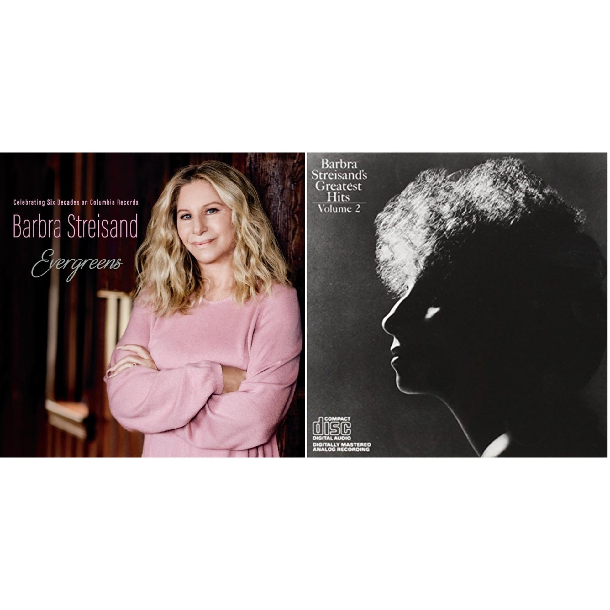 Barbra Streisand - Greatest Hits Vol.2 & Evergreens : Celebrating Six Decades On Columbia Records - CD Bundle