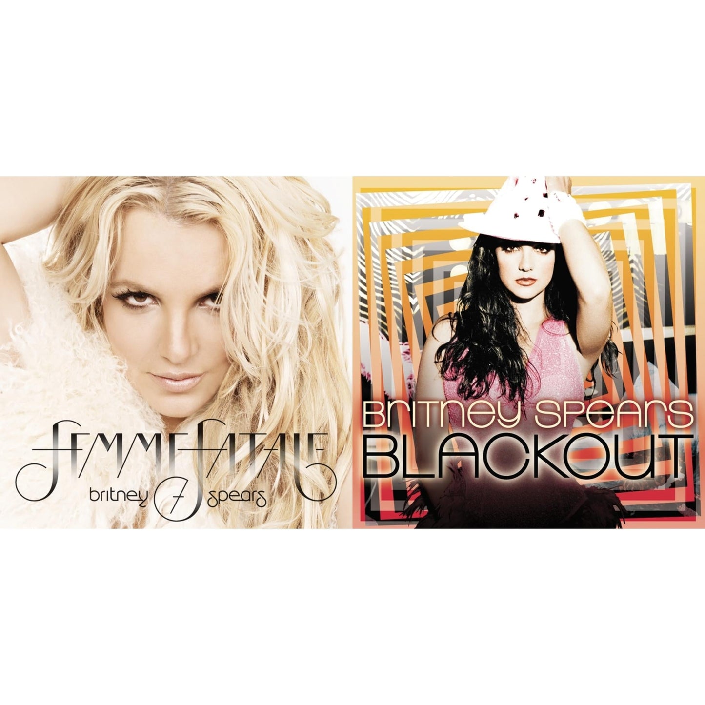 Britney Spears - Blackout & Femme Fatale - LP Vinyl Bundle