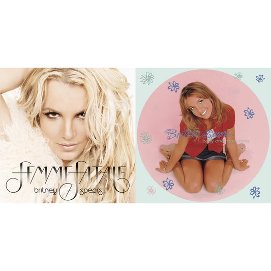 Britney Spears - Baby One More Time (Picture Disc/140G/Dl Code) & Femme Fatale - LP Vinyl Bundle