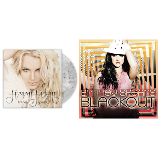 Britney Spears - Blackout & Femme Fatale (Light Grey Marbled LP Vinyl/Import)