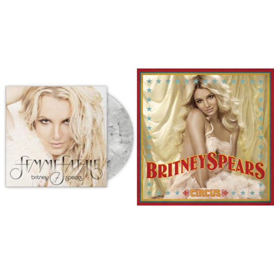 Britney Spears - Circus & Femme Fatale (Light Grey Marbled LP Vinyl/Import)