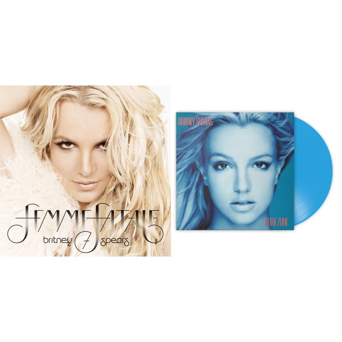 Britney Spears - Femme Fatale & In The Zone (Blue LP Vinyl/Import)