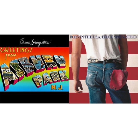 Bruce Springsteen - Greetings From Asbury Park N.J. (180G) & Born In The U.S.A. (180G) - LP Vinyl Bundle