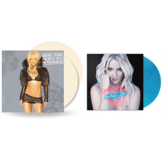 Britney Spears - Britney Jean (Blue Marbled LP Vinyl/Import) & Greatest Hits: My Prerogative (2LP/Cream Vinyl/Import)