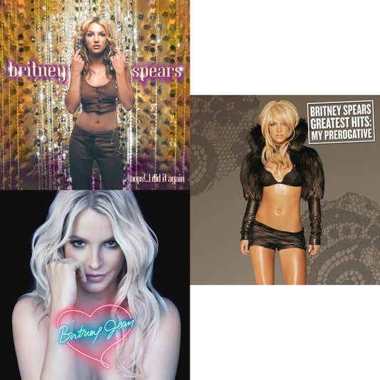 Britney Spears - Oops!... I Did It Again & Britney Jean & Greatest Hits : My Prerogative (2LP)