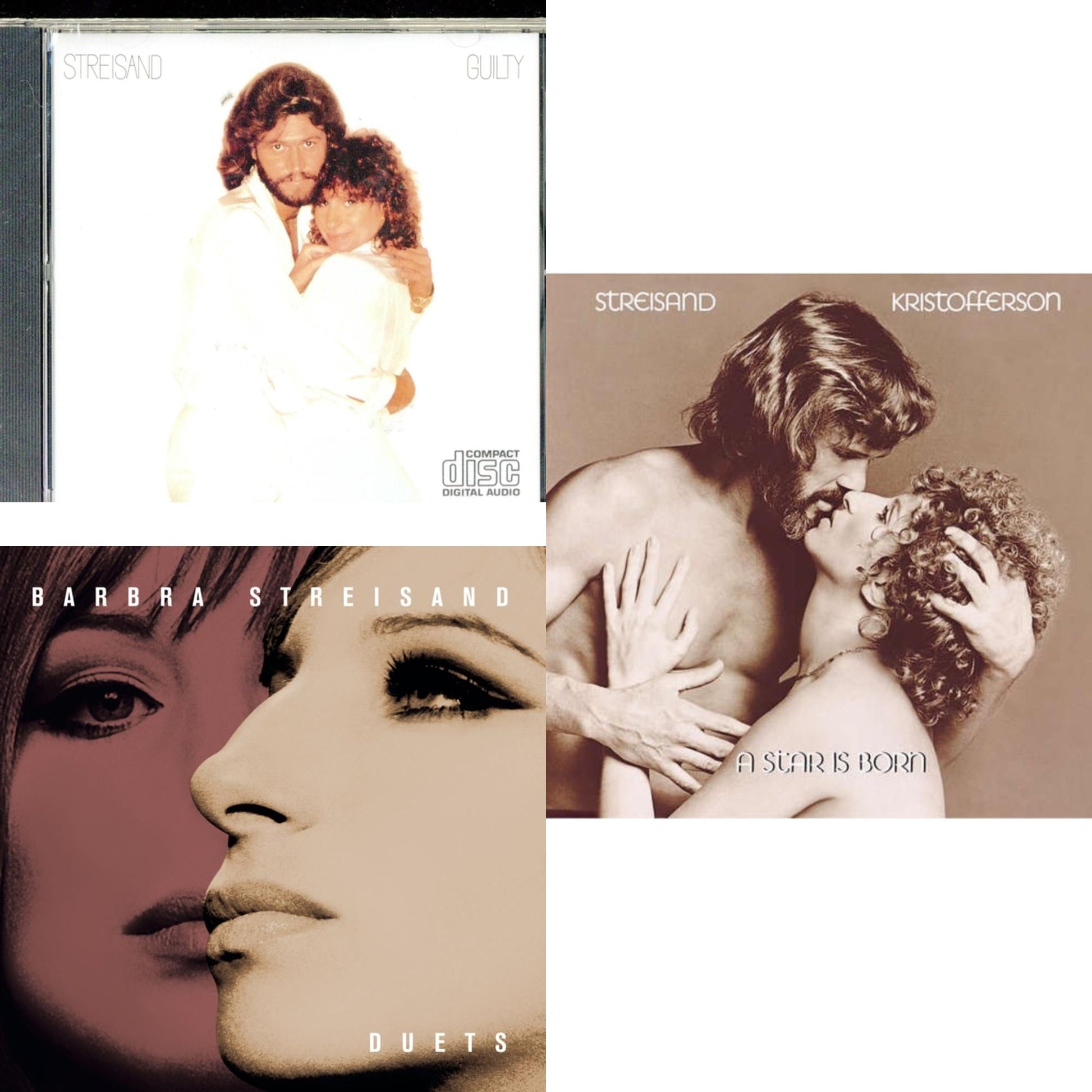 Barbra Streisand - Guilty & Star Is Born & Duets - CD Bundle