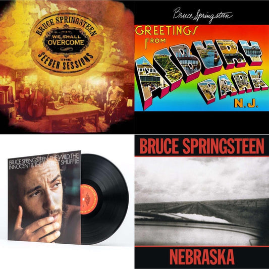 Bruce Springsteen - We Shall Overcome: Seeger Sessions (2LP/180G) & Greetings From Asbury Park N.J. (180G) & Wild The Innocent & The E Street Shuffle (180G) & Nebraska (180G)