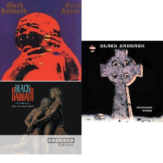 Black Sabbath - Born Again & Eternal Idol & Headless Cross (2024 Remaster) - CD Bundle