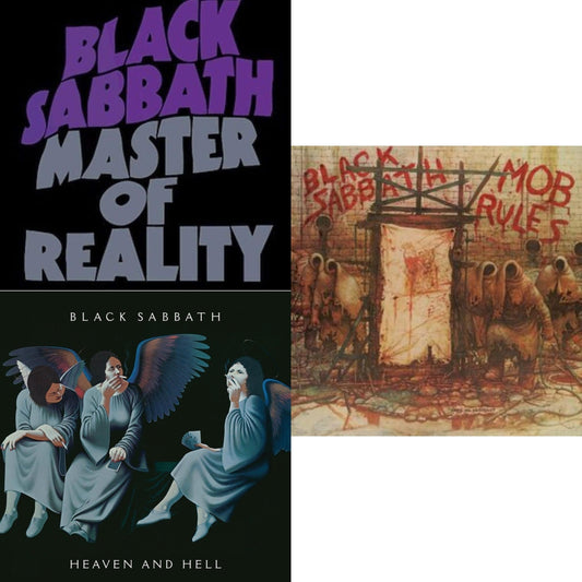 Black Sabbath - Master Of Reality & Heaven & Hell (Deluxe/2LP) & Mob Rules (Deluxe/2LP)