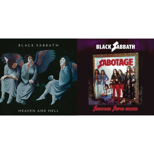 Black Sabbath - Heaven & Hell (Deluxe/2LP) & Sabotage (Super Deluxe Edition/4LP/7Inch)