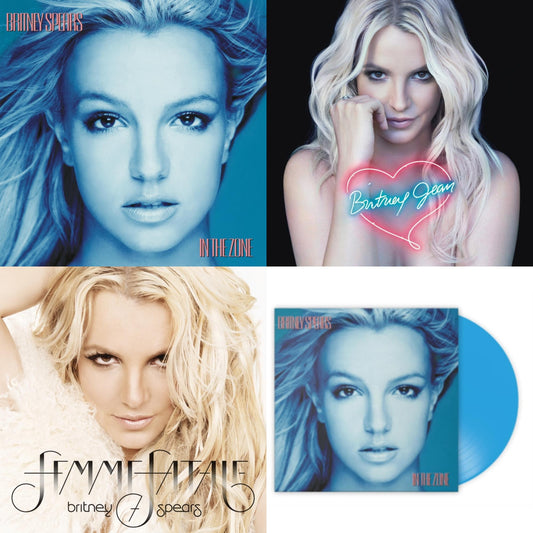 Britney Spears - In The Zone & Britney Jean & Femme Fatale & In The Zone (Blue LP Vinyl/Import)