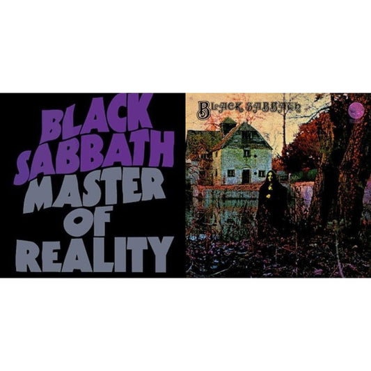 Black Sabbath - Black Sabbath (LP/CD) (180G) & Master Of Reality