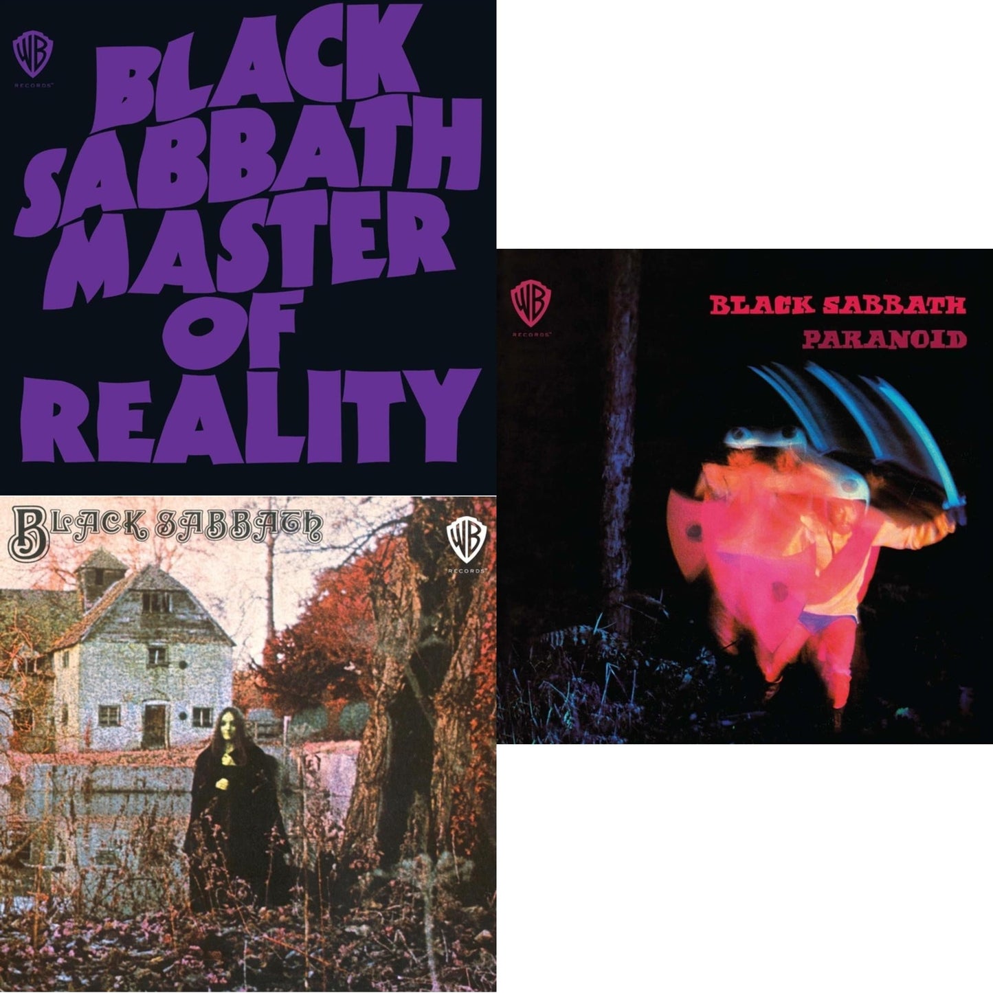 Black Sabbath - Master Of Reality & Paranoid & Black Sabbath - CD Bundle