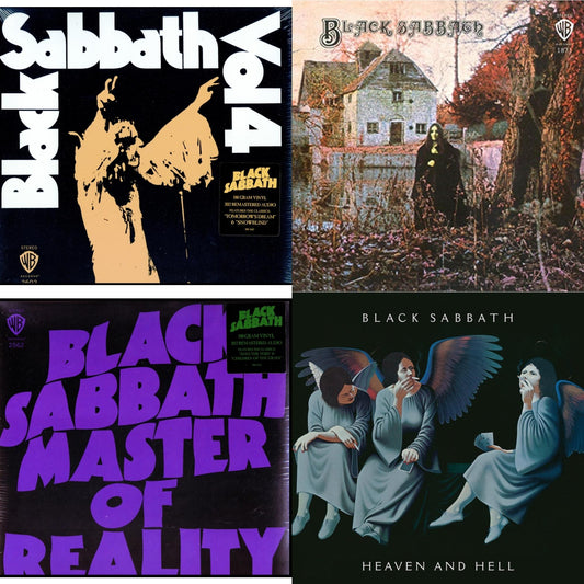 Black Sabbath - Vol. 4 (180G) & Black Sabbath (180G) & Master Of Reality (180G) & Heaven & Hell (Deluxe/2LP)