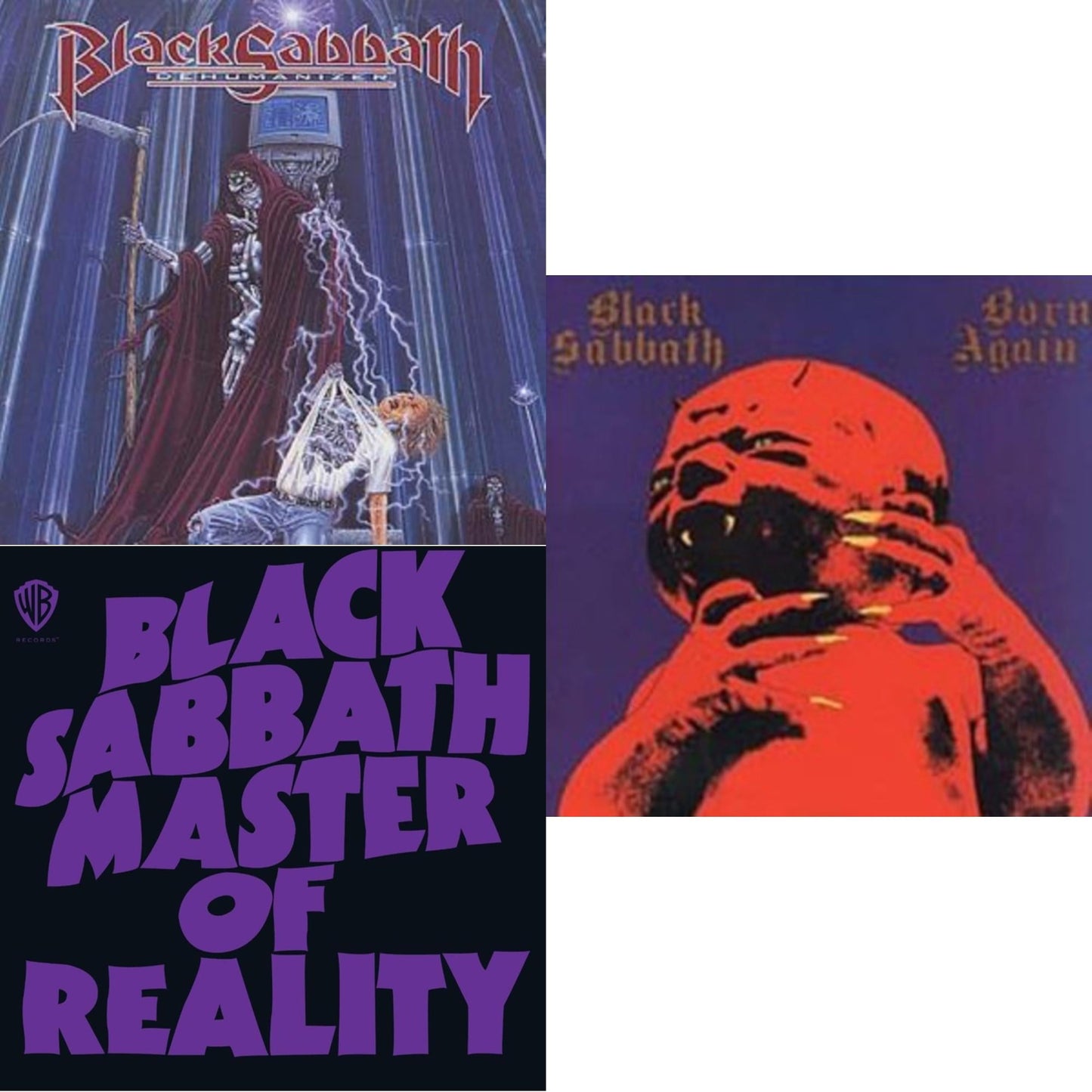 Black Sabbath - Dehumanizer & Master Of Reality & Born Again - CD Bundle