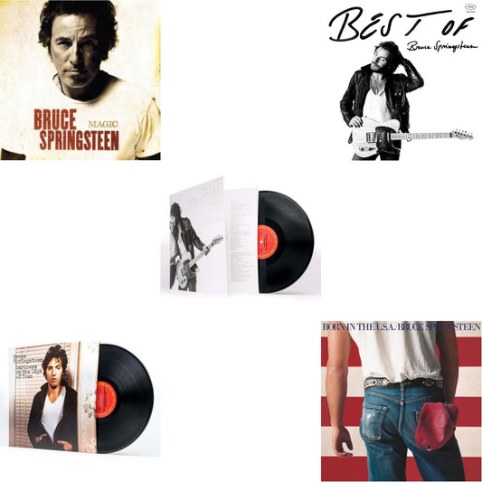 Bruce Springsteen - Best Of Bruce Springsteen (2LP) & Magic (180G) & Born To Run (180G/Gatefold) & Darkness On The Edge Of Town (180G) & Born In The U.S.A. (180G)