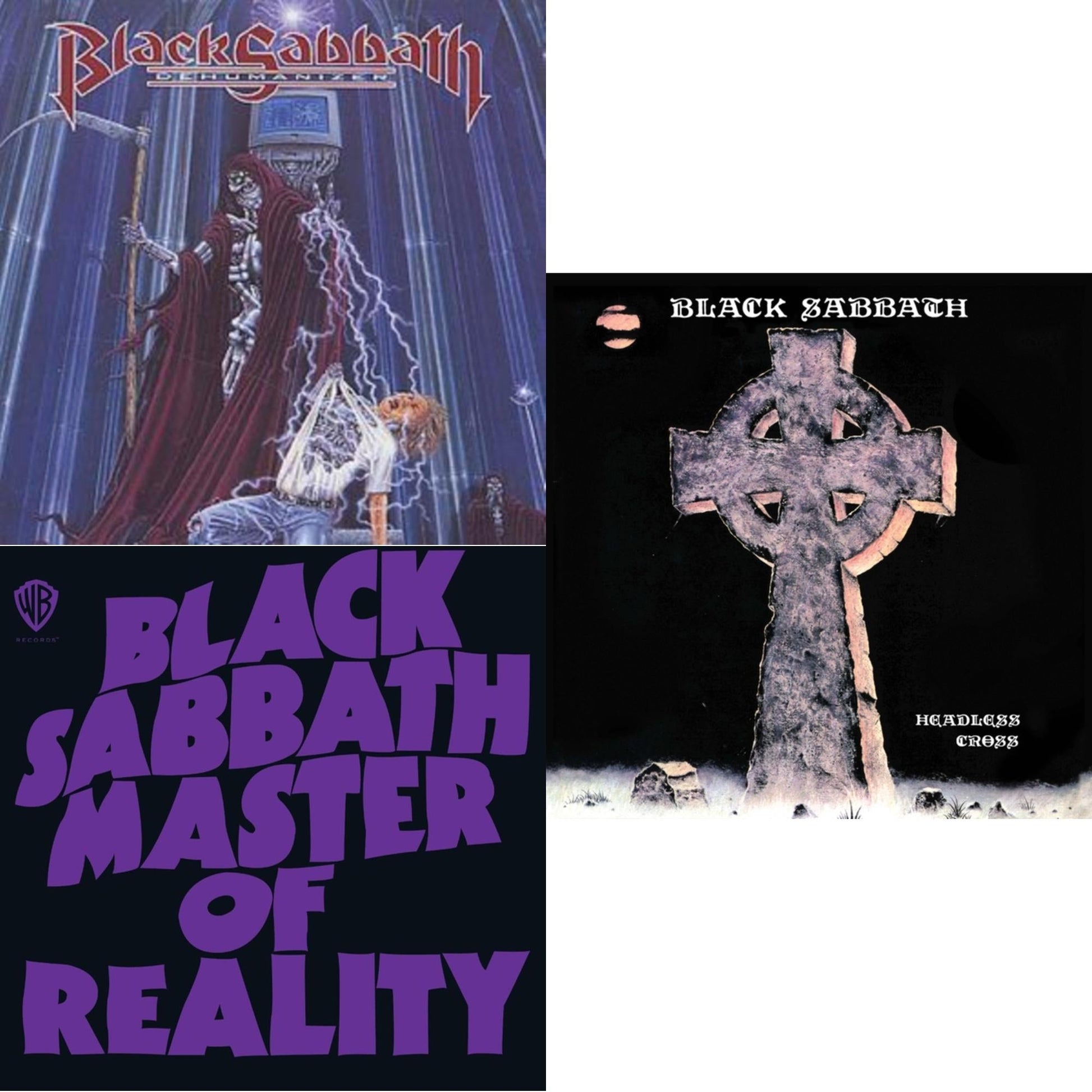 Black Sabbath - Dehumanizer & Master Of Reality & Headless Cross (2024 Remaster) - CD Bundle