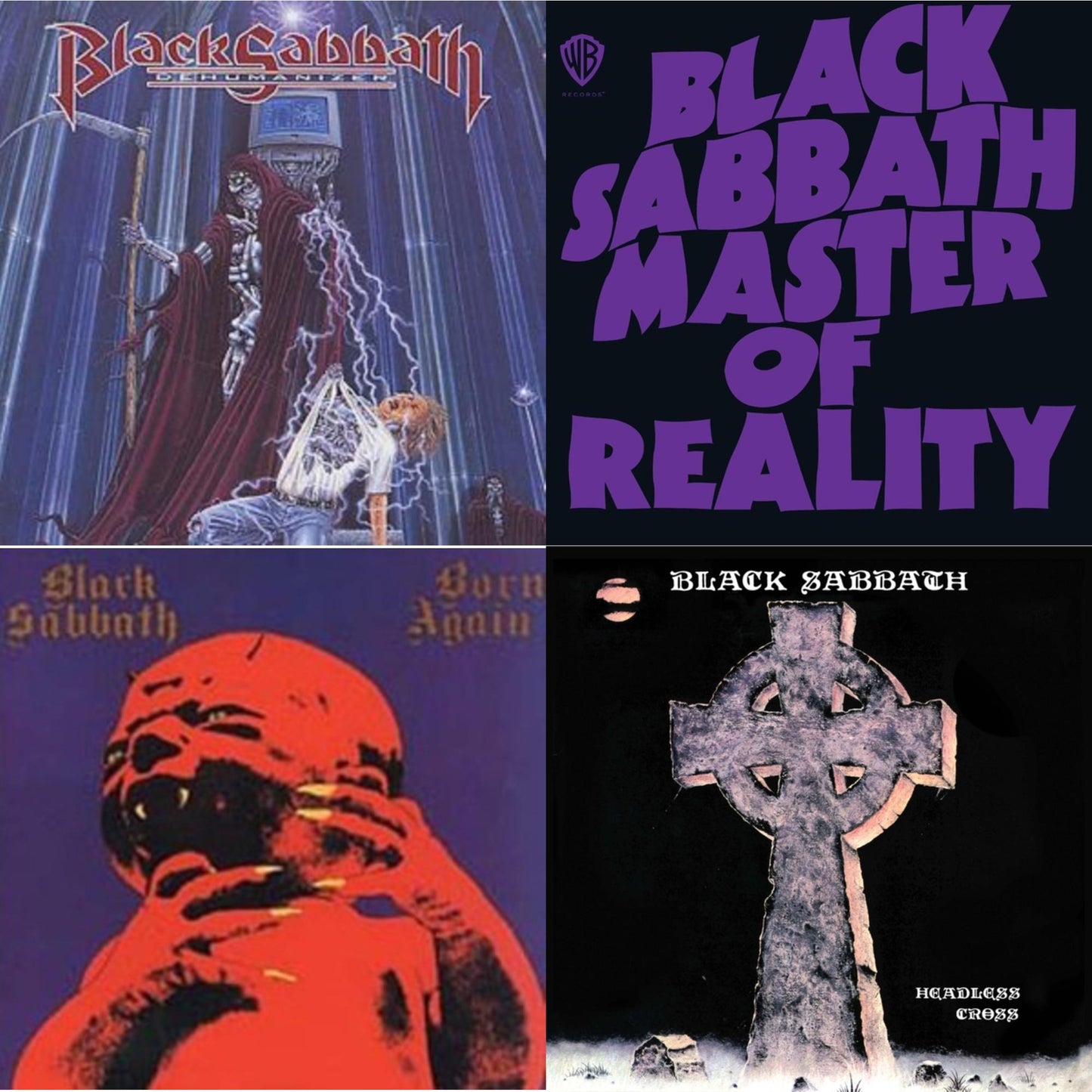Black Sabbath - Dehumanizer & Master Of Reality & Born Again & Headless Cross (2024 Remaster) - CD Bundle