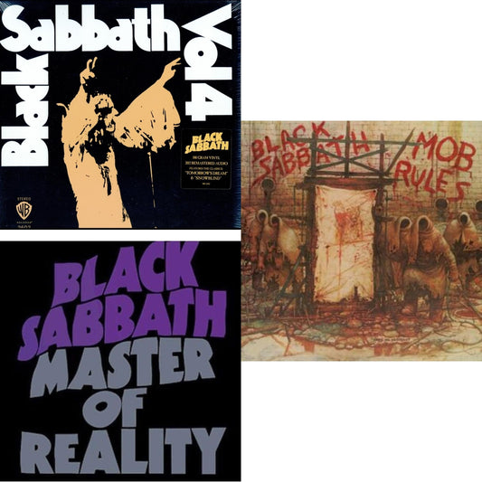 Black Sabbath - Vol. 4 (180G) & Master Of Reality & Mob Rules (Deluxe/2LP)