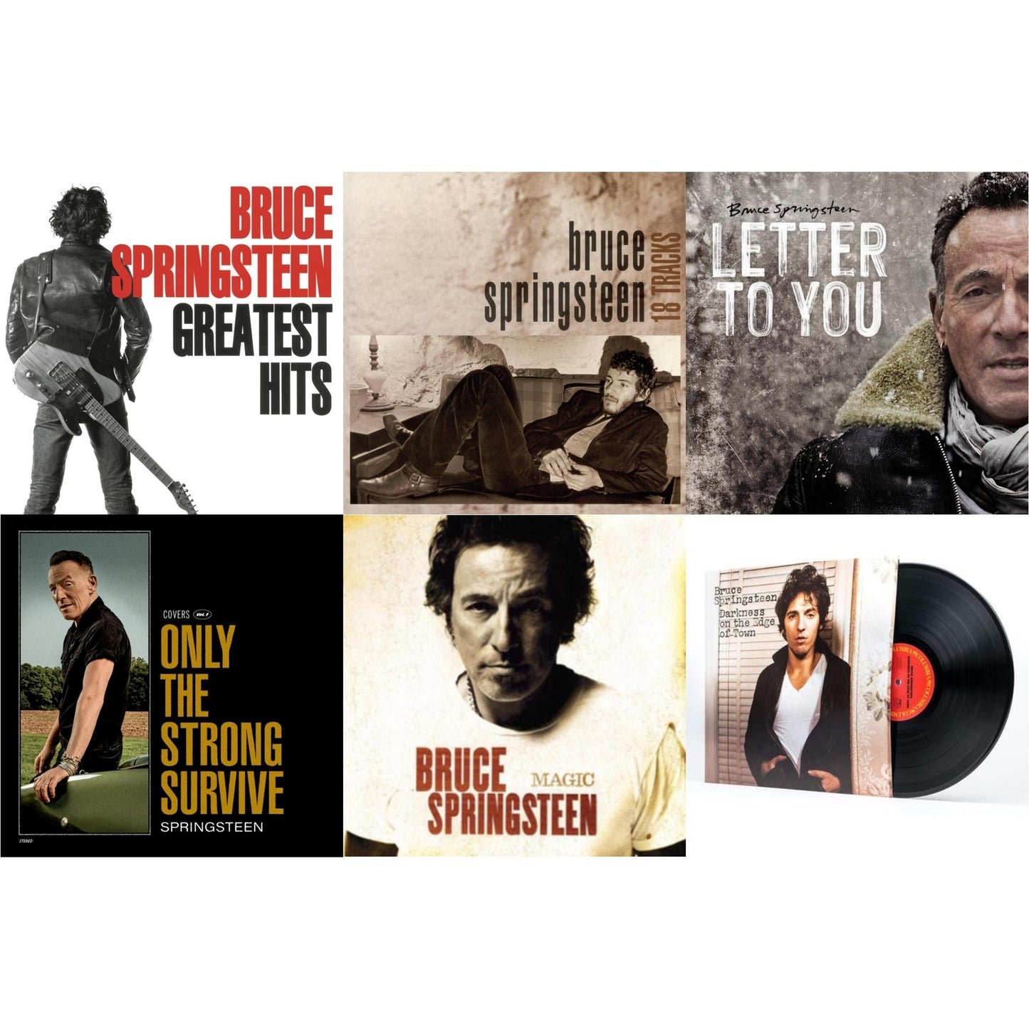 Bruce Springsteen - Greatest Hits (2 LP/150G Vinyl/Dl Code) & 18 Tracks & Letter To You (2LP/140G) & Only The Strong Survive (2LP/140G/D-Side Etching) & Magic (180G) & Darkness On The Edge Of Town (180G)