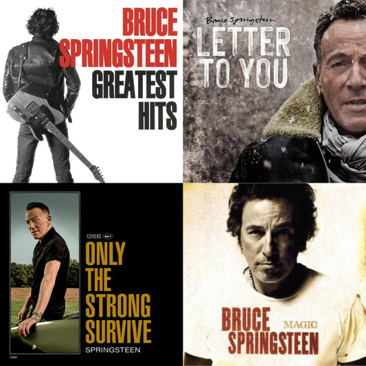 Bruce Springsteen - Greatest Hits (2 LP/150G Vinyl/Dl Code) & Letter To You (2LP/140G) & Only The Strong Survive (2LP/140G/D-Side Etching) & Magic (180G)