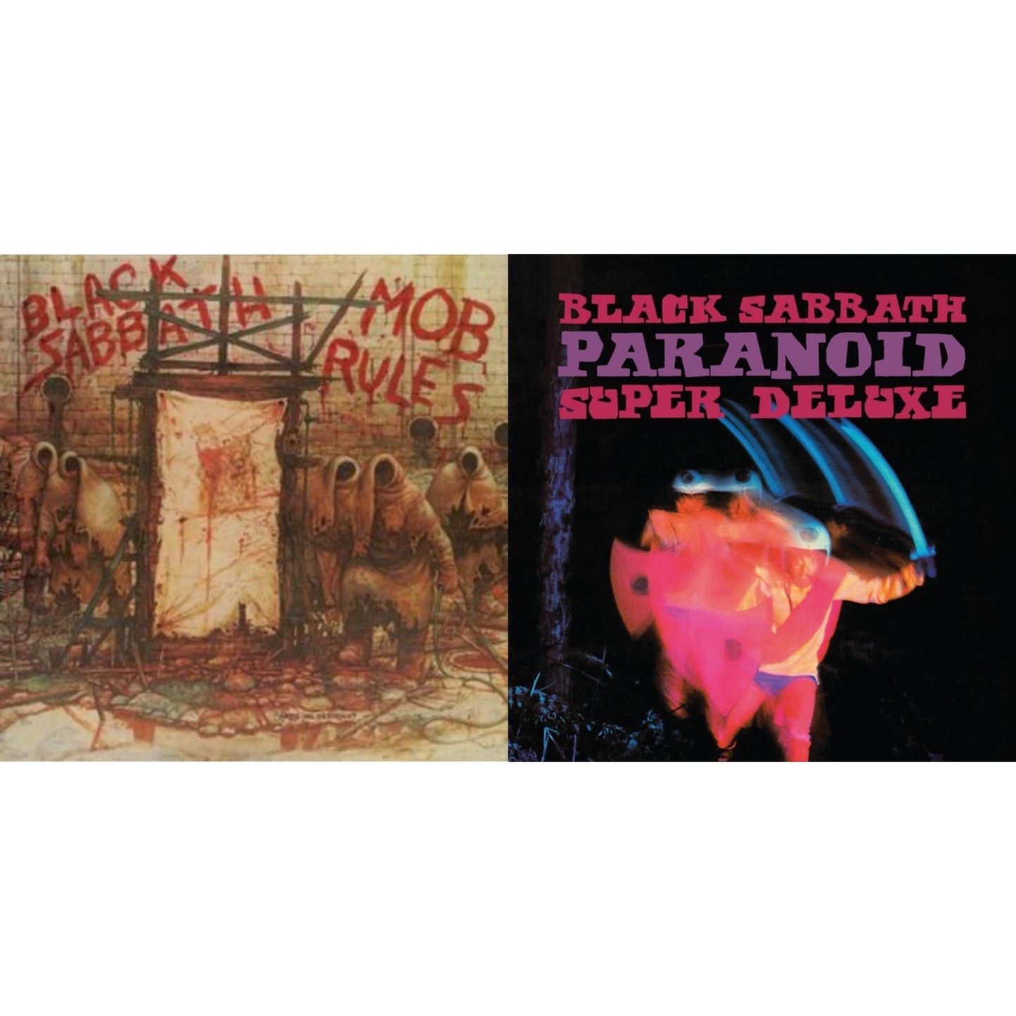 Black Sabbath - Paranoid (Deluxe Edition) & Mob Rules (Deluxe/2LP)