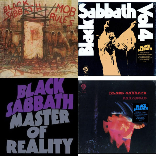 Black Sabbath - Vol. 4 (180G) & Paranoid (180G) & Master Of Reality & Mob Rules (Deluxe/2LP)
