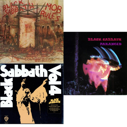 Black Sabbath - Vol. 4 (180G) & Paranoid & Mob Rules (Deluxe/2LP)