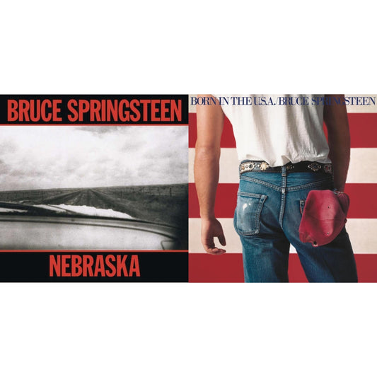 Bruce Springsteen - Nebraska (180G) & Born In The U.S.A. (180G) - LP Vinyl Bundle