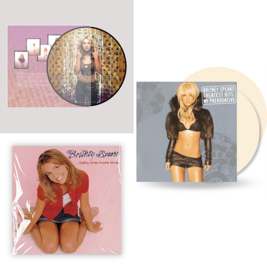 Britney Spears - Oops!... I Did It Again (20Th Anniversary Edition Picture LP Vinyl) & Baby One More Time & Greatest Hits: My Prerogative (2LP/Cream Vinyl/Import)
