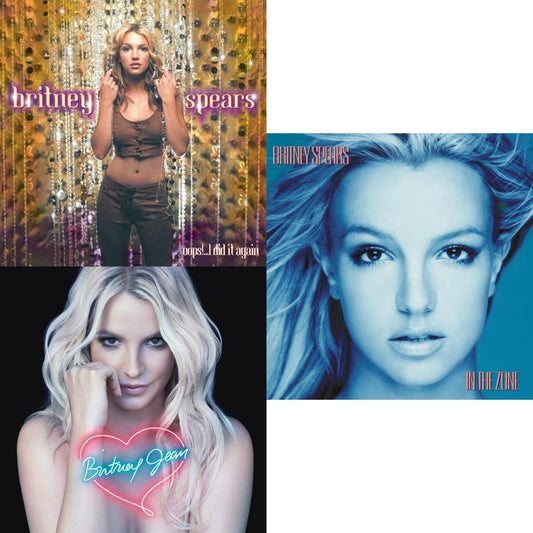 Britney Spears - Oops!... I Did It Again & In The Zone & Britney Jean - LP Vinyl Bundle