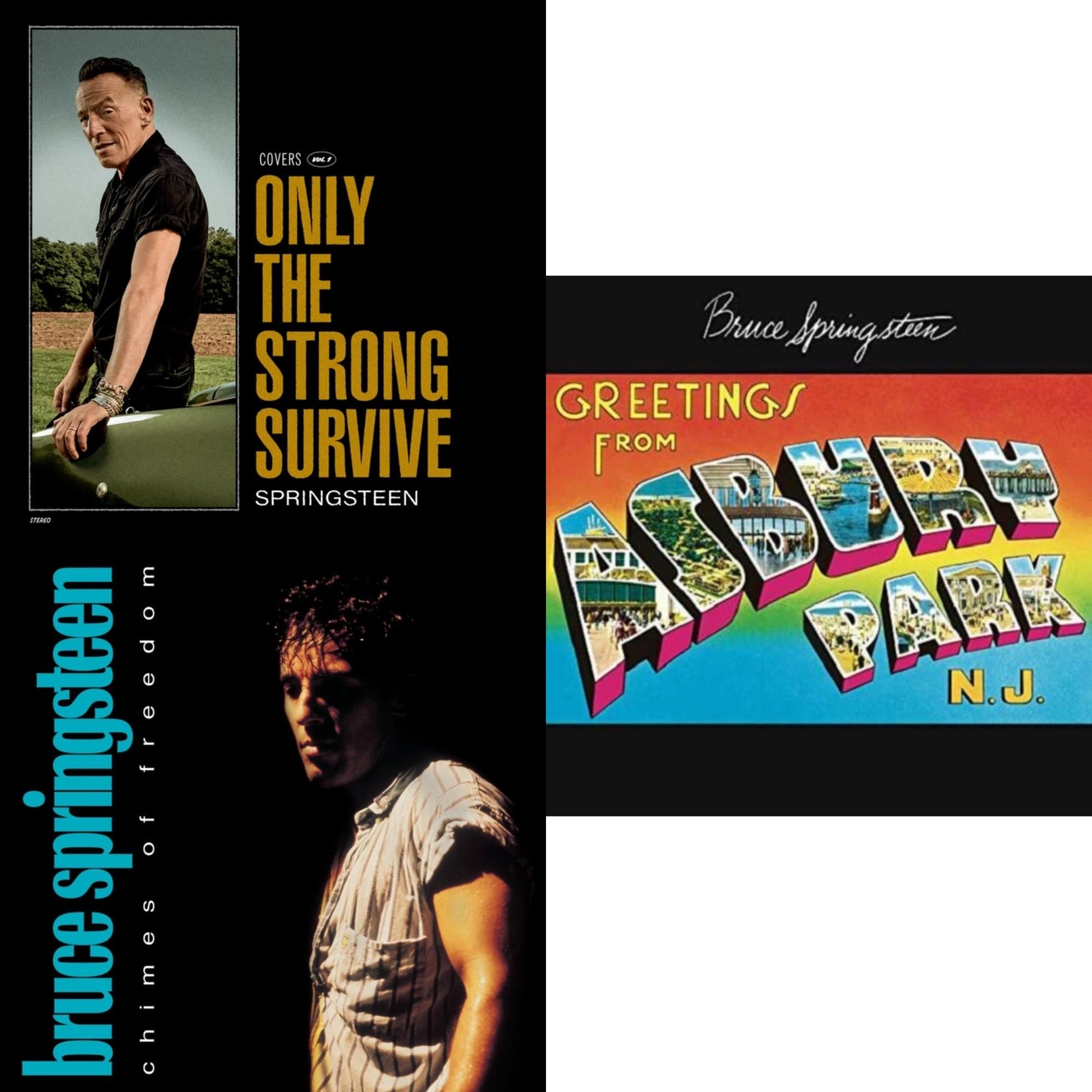 Bruce Springsteen - Only The Strong Survive & Chimes Of Freedom & Greetings From Ashbury Park Nj - CD Bundle