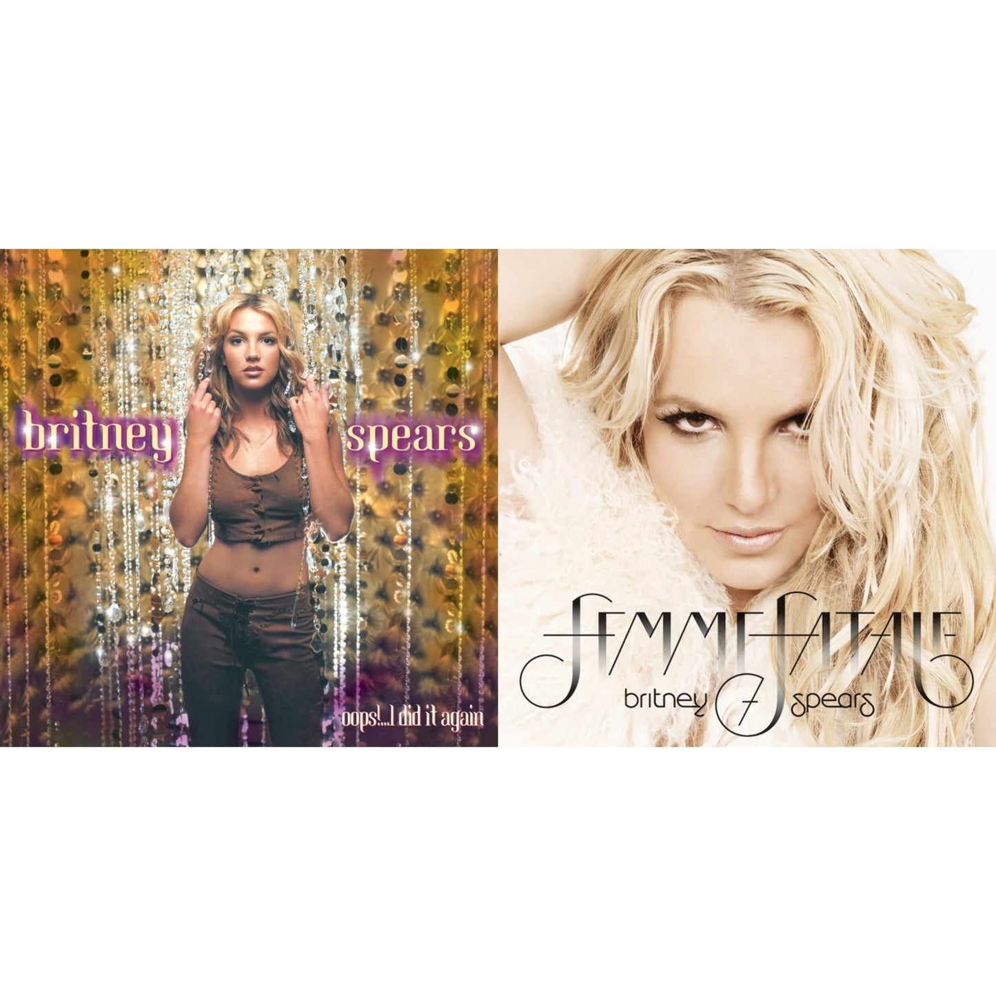 Britney Spears - Oops!... I Did It Again & Femme Fatale - LP Vinyl Bundle