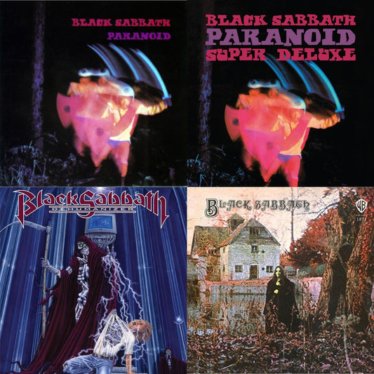 Black Sabbath - Black Sabbath (180G) & Paranoid & Paranoid (Deluxe Edition) & Dehumanizer (Deluxe Edition/2LP) (Rocktober)