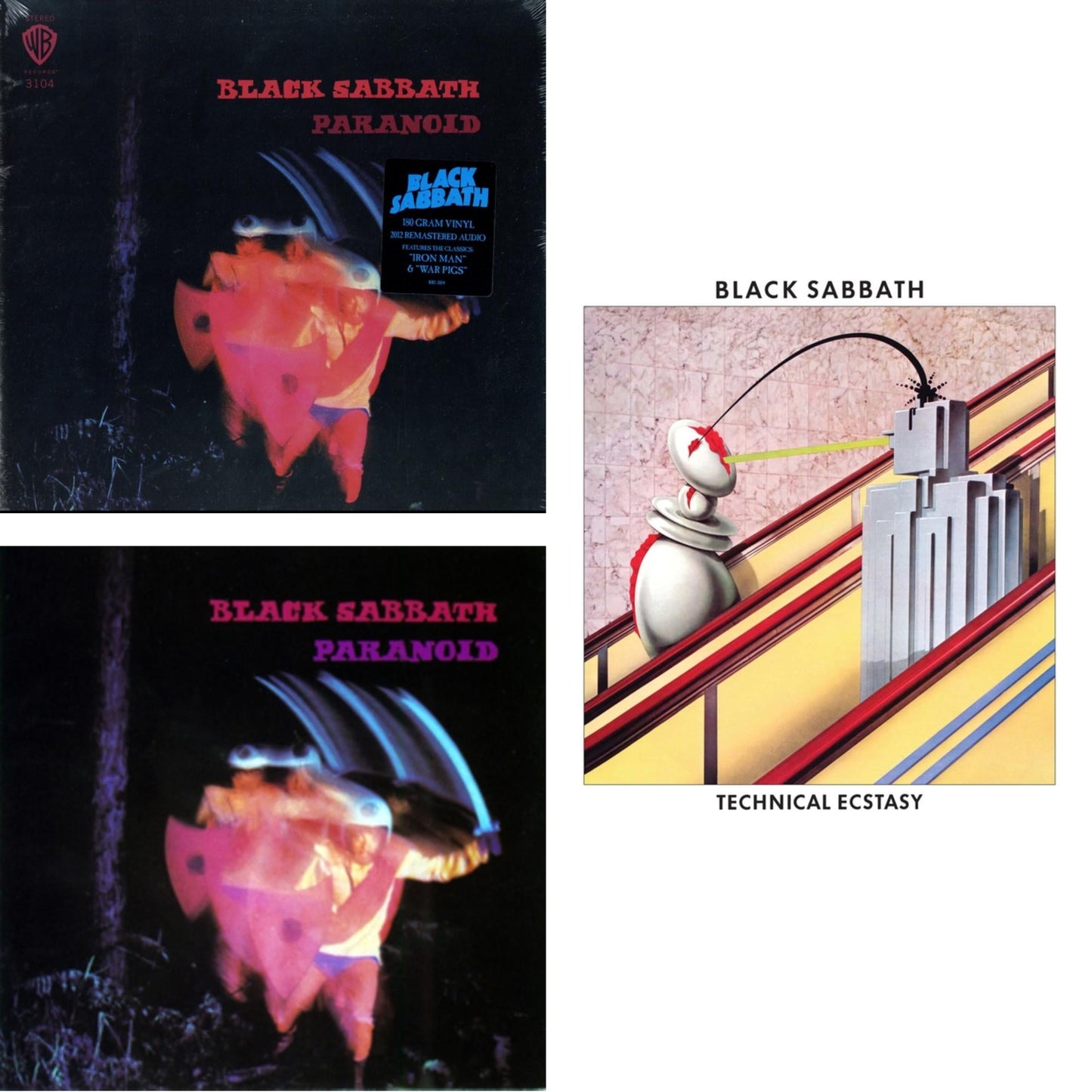 Black Sabbath - Paranoid (180G) & Paranoid & Technical Ecstasy (Super Deluxe Edition/5LP)