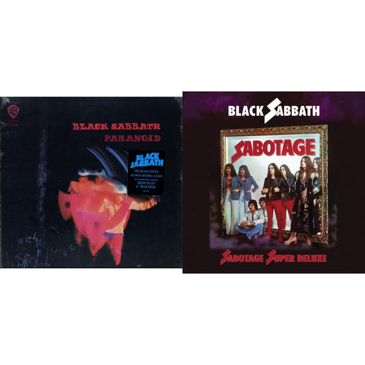 Black Sabbath - Paranoid (180G) & Sabotage (Super Deluxe Edition/4LP/7Inch)