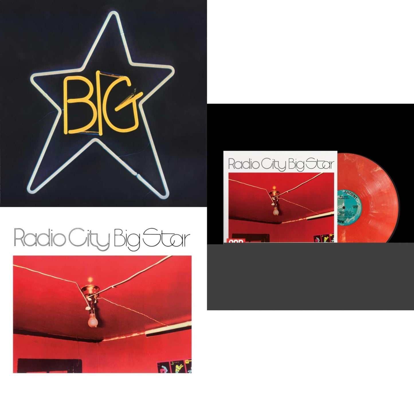 Big Star - #1 Record & Radio City & Radio City (Red & White Swirl LP Vinyl) (Rsd Essential)