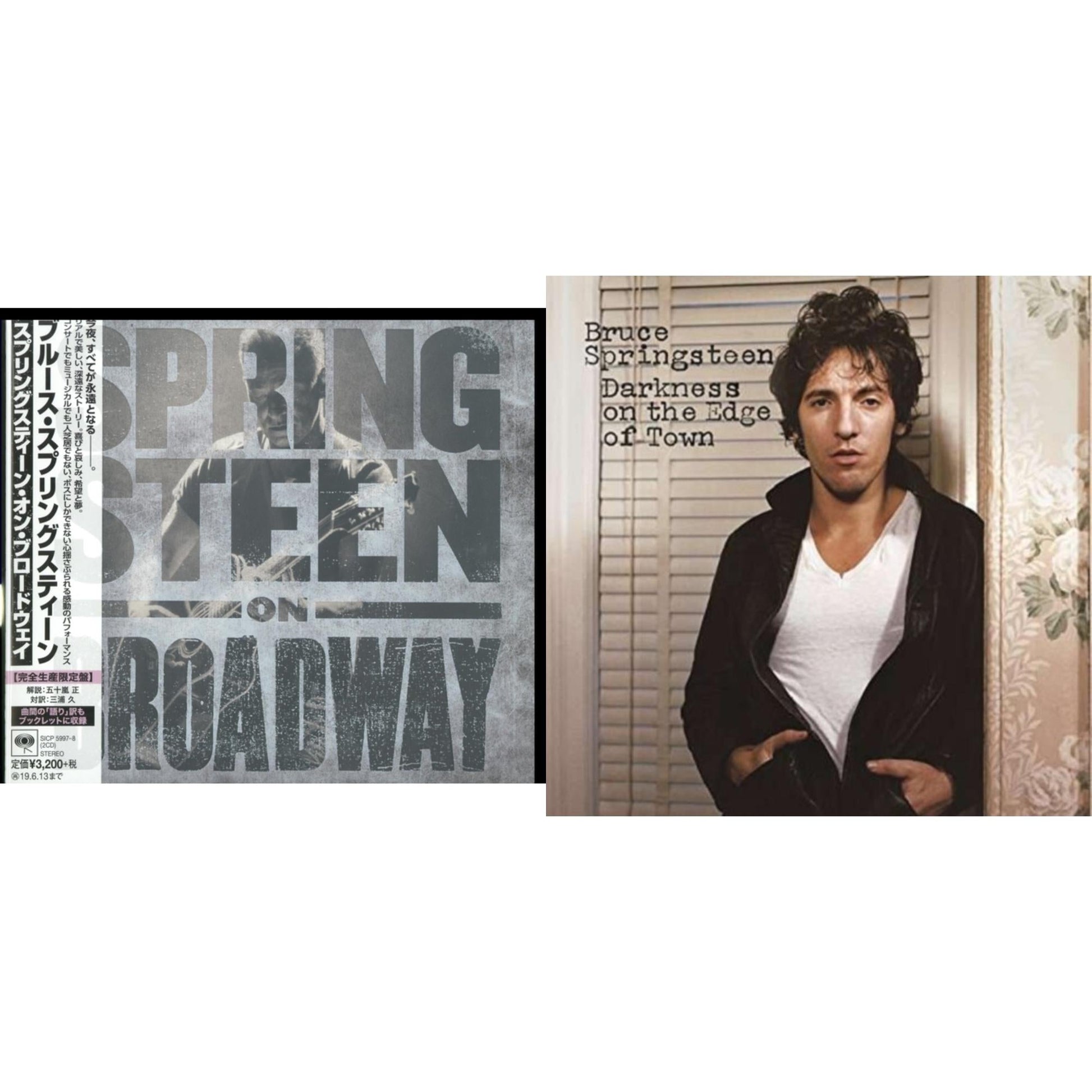 Bruce Springsteen - Springsteen On Broadway (Ltd/Booklet/Paper Jacket) & Darkness On The Edge Of Town - CD Bundle