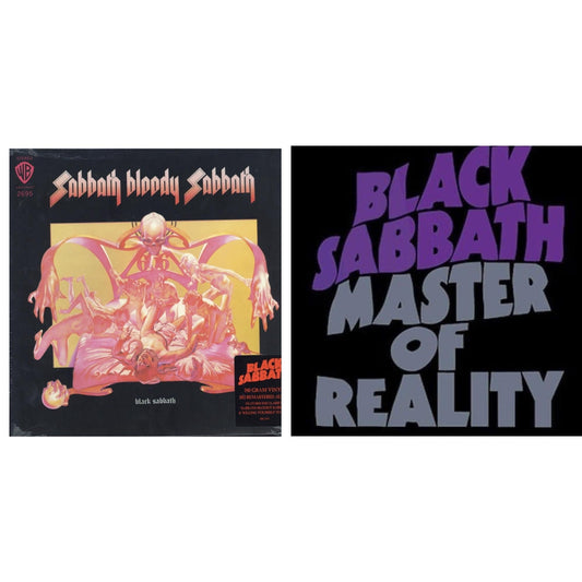 Black Sabbath - Sabbath Bloody Sabbath (180G) & Master Of Reality - LP Vinyl Bundle