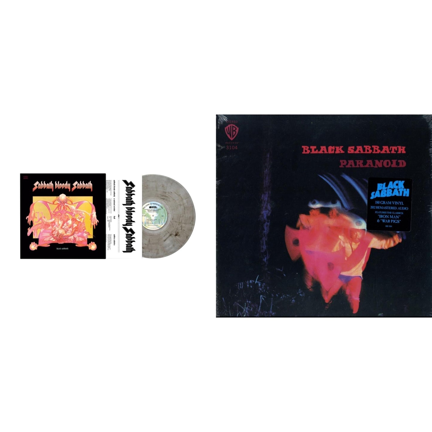 Black Sabbath - Sabbath Bloody Sabbath (Smoky LP Vinyl) (Syeor) & Paranoid (180G)