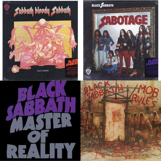 Black Sabbath - Sabotage (180G) & Sabbath Bloody Sabbath (180G) & Master Of Reality & Mob Rules (Deluxe/2LP)