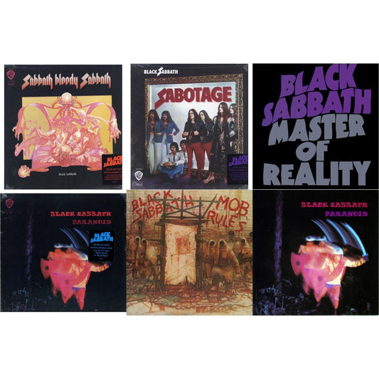 Black Sabbath - Sabotage (180G) & Sabbath Bloody Sabbath (180G) & Paranoid (180G) & Paranoid & Master Of Reality & Mob Rules (Deluxe/2LP)