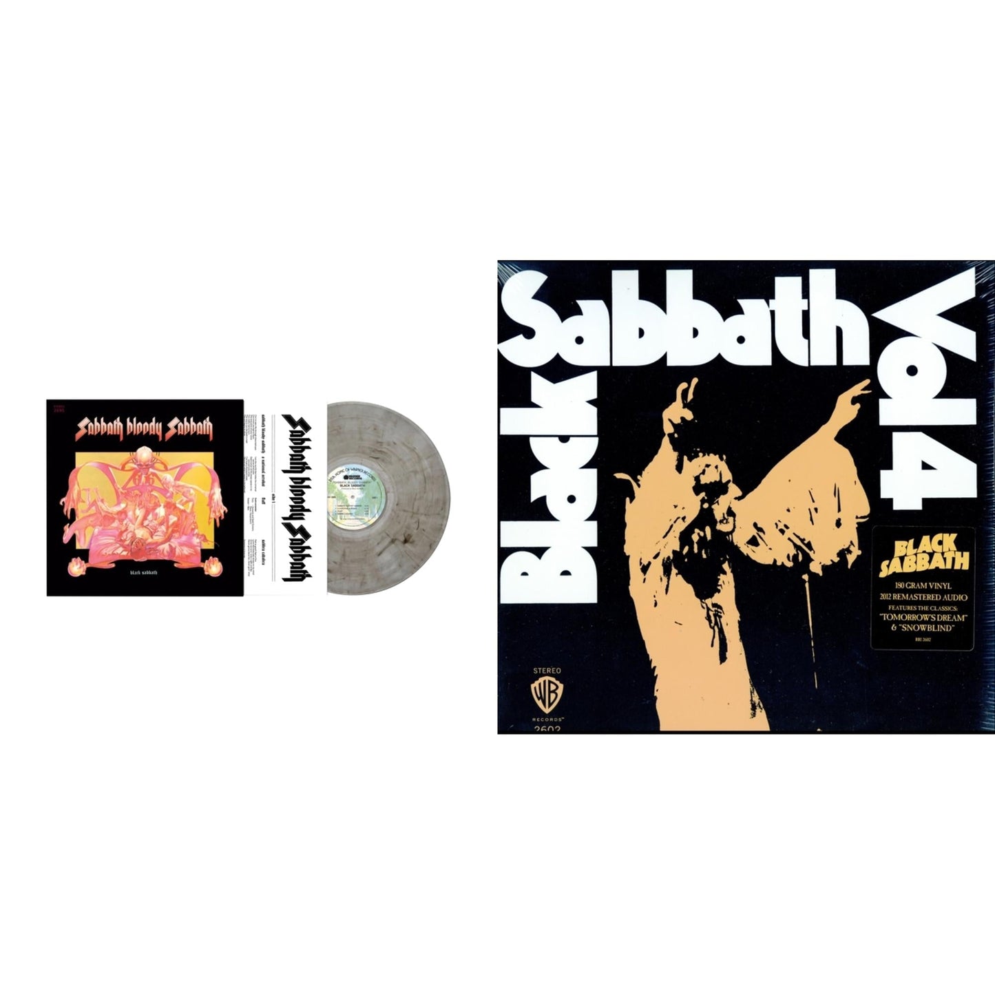 Black Sabbath - Sabbath Bloody Sabbath (Smoky LP Vinyl) (Syeor) & Vol. 4 (180G)