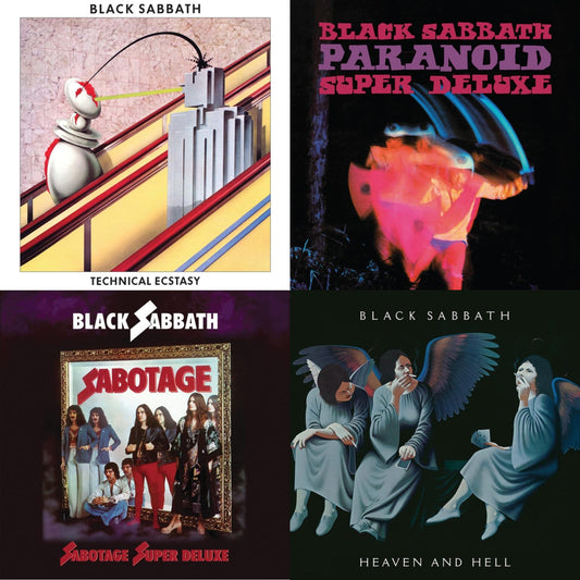 Black Sabbath - Technical Ecstasy (Super Deluxe Edition/5LP) & Sabotage (Super Deluxe Edition/4LP/7Inch) & Paranoid (Deluxe Edition) & Heaven & Hell (Deluxe/2LP)
