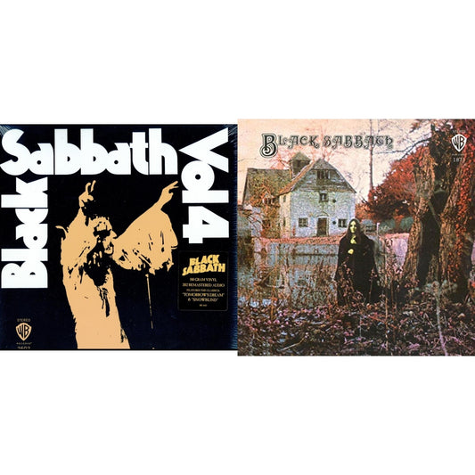 Black Sabbath - Vol. 4 (180G) & Black Sabbath (180G) - LP Vinyl Bundle