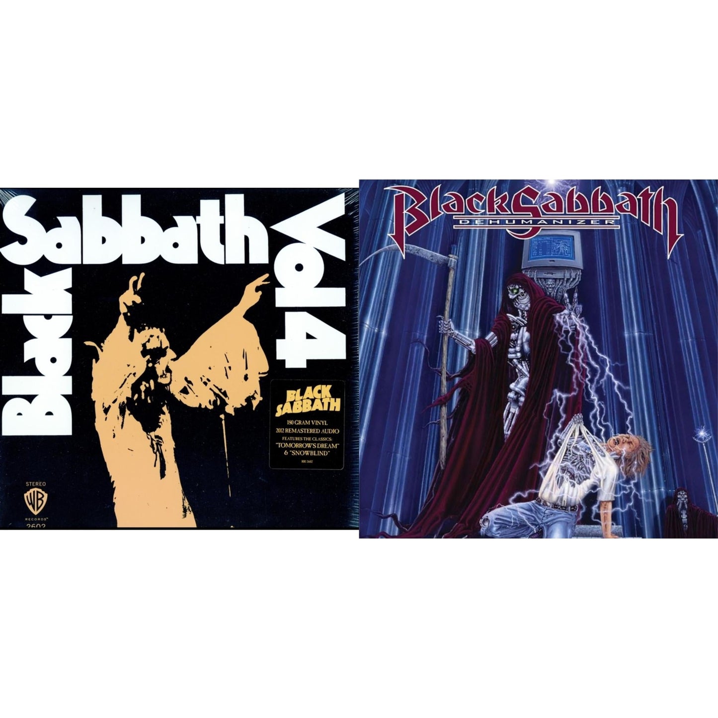Black Sabbath - Vol. 4 (180G) & Dehumanizer (Deluxe Edition/2LP) (Rocktober)