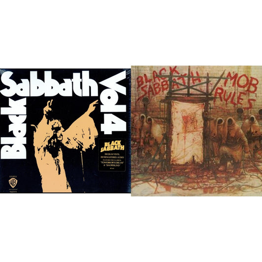 Black Sabbath - Vol. 4 (180G) & Mob Rules (Deluxe/2LP)