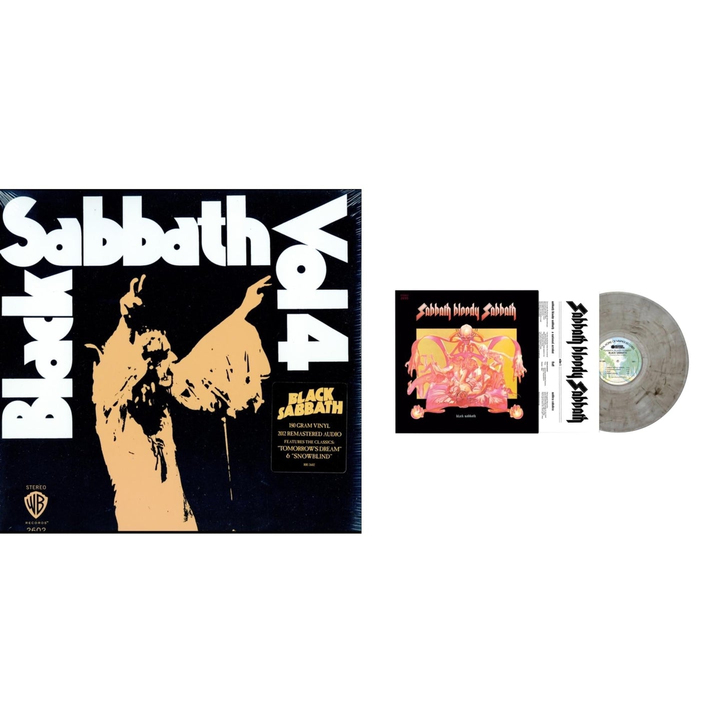 Black Sabbath - Vol. 4 (180G) & Sabbath Bloody Sabbath (Smoky LP Vinyl) (Syeor)