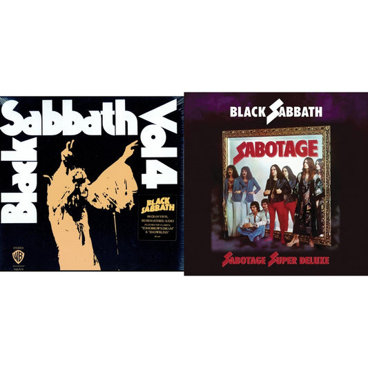 Black Sabbath - Vol. 4 (180G) & Sabotage (Super Deluxe Edition/4LP/7Inch)